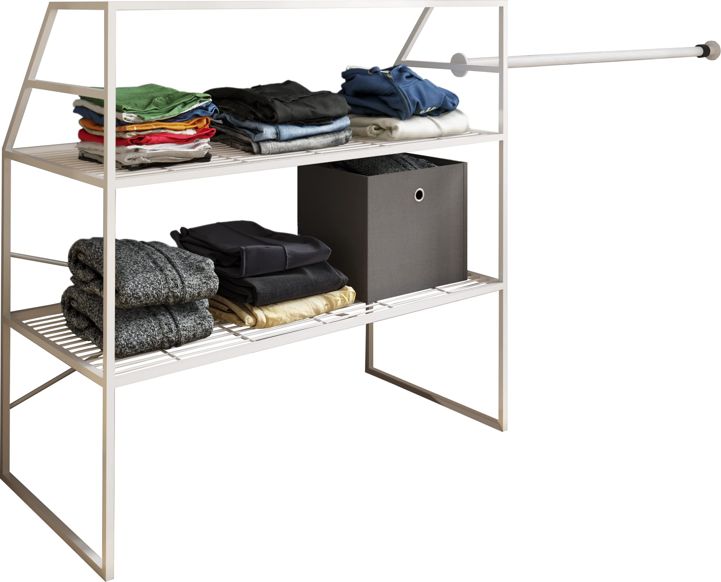 vcm-metall-kleiderschrank-disal-offener-schrank-f-r-dachschr-gen-b-100-cm image 1