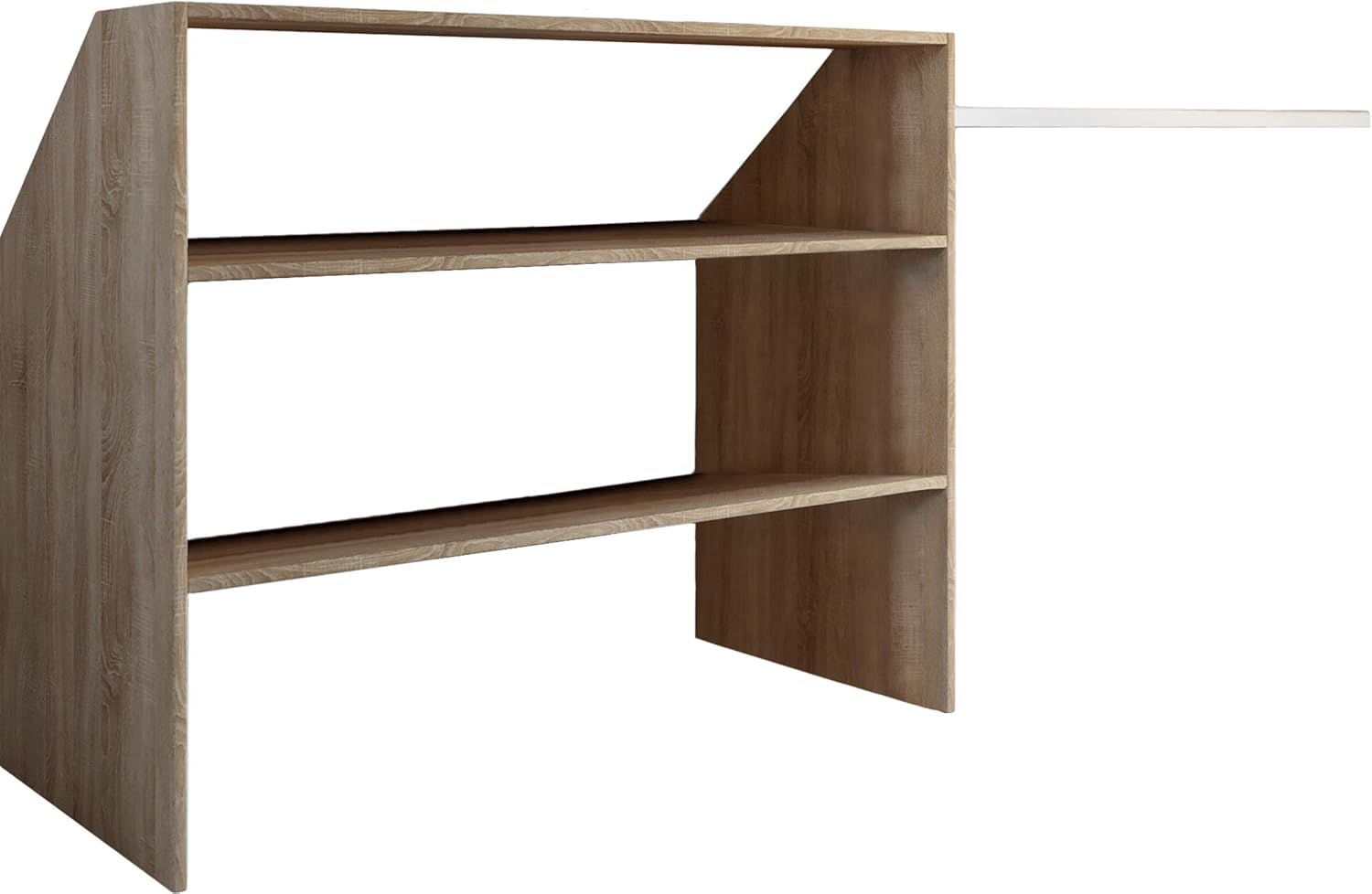 vcm-kleiderschrank-sonoma-eiche-90x50x100-cm-3-offene-f-cher-garderobenregal image 5