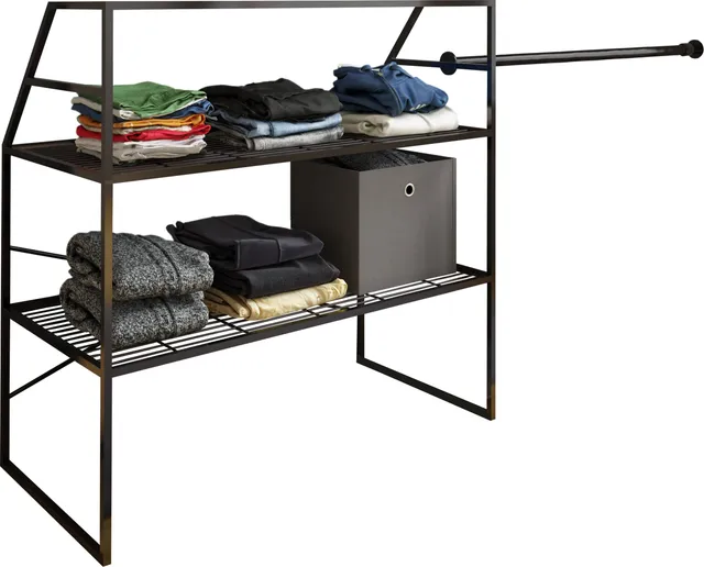 vcm-metall-kleiderschrank-disal-offener-schrank-f-r-dachschr-gen-100x100x50-cm-m image 1