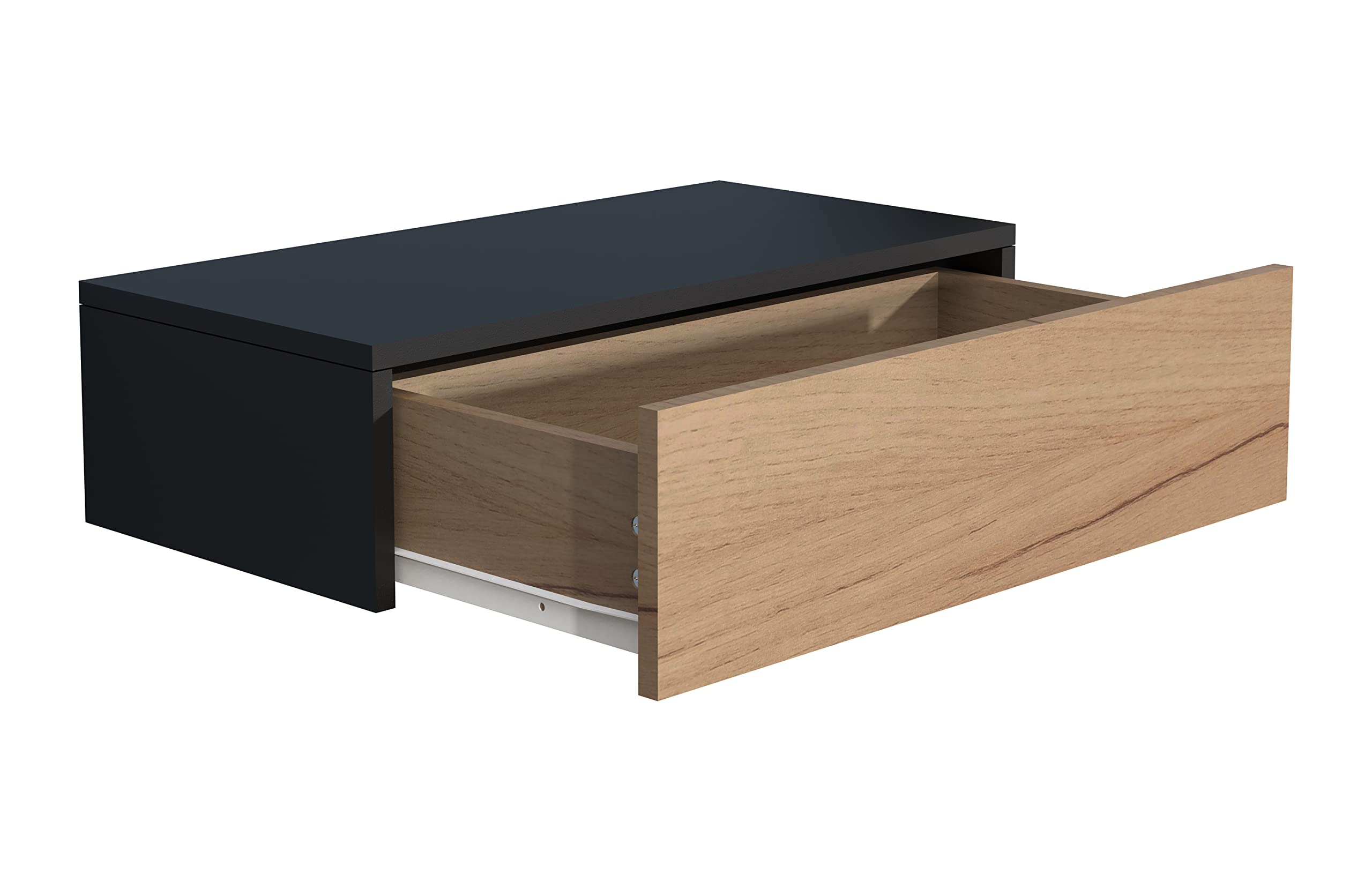 vcm-nachttisch-schwarz-honig-eiche-usal-60x30x15-cm-holzwerkstoff-wandschublade image 4