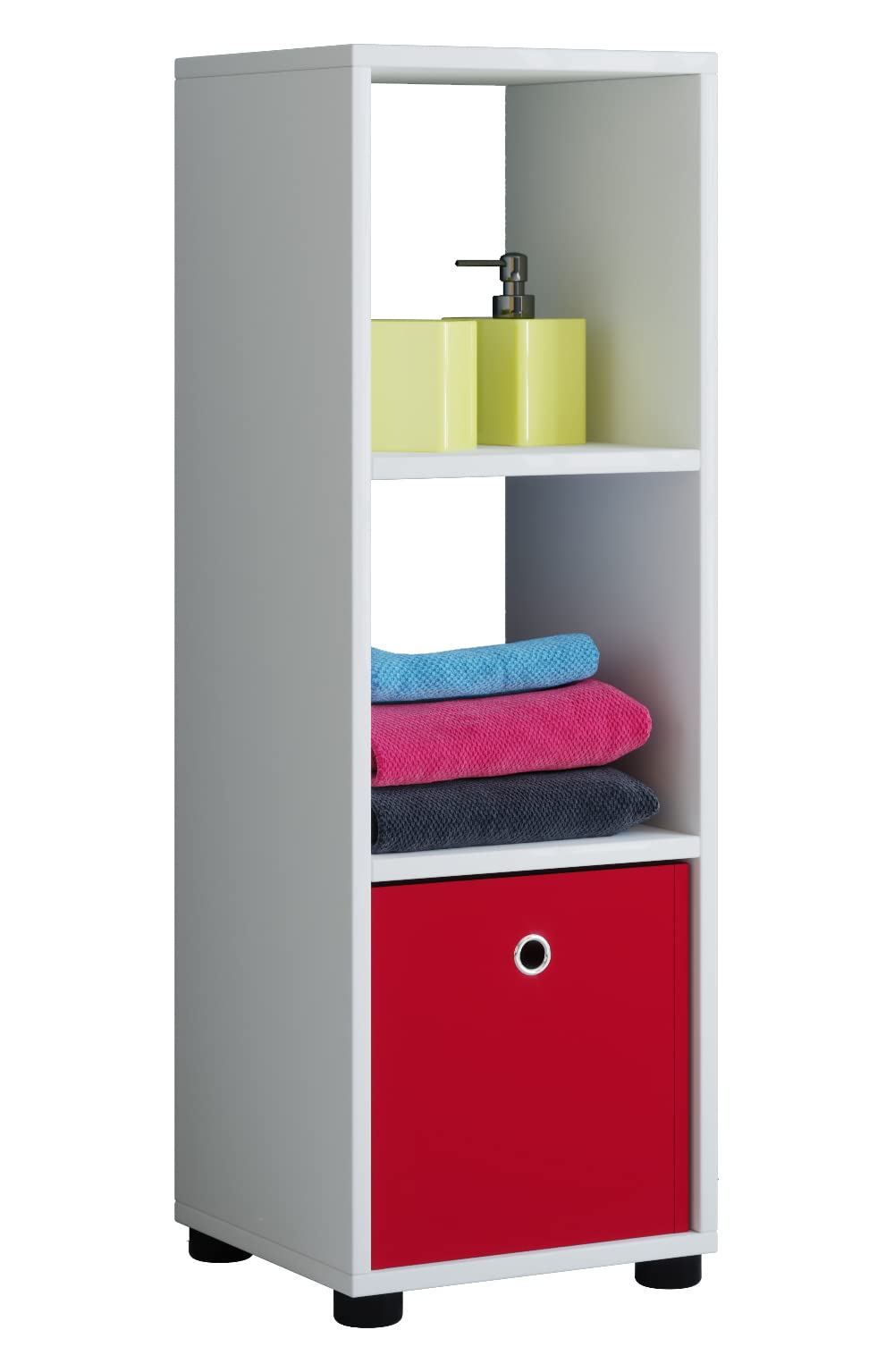 vcm-standregal-wei-benas-31x30x93-cm-3-f-cher-holzwerkstoff image 1