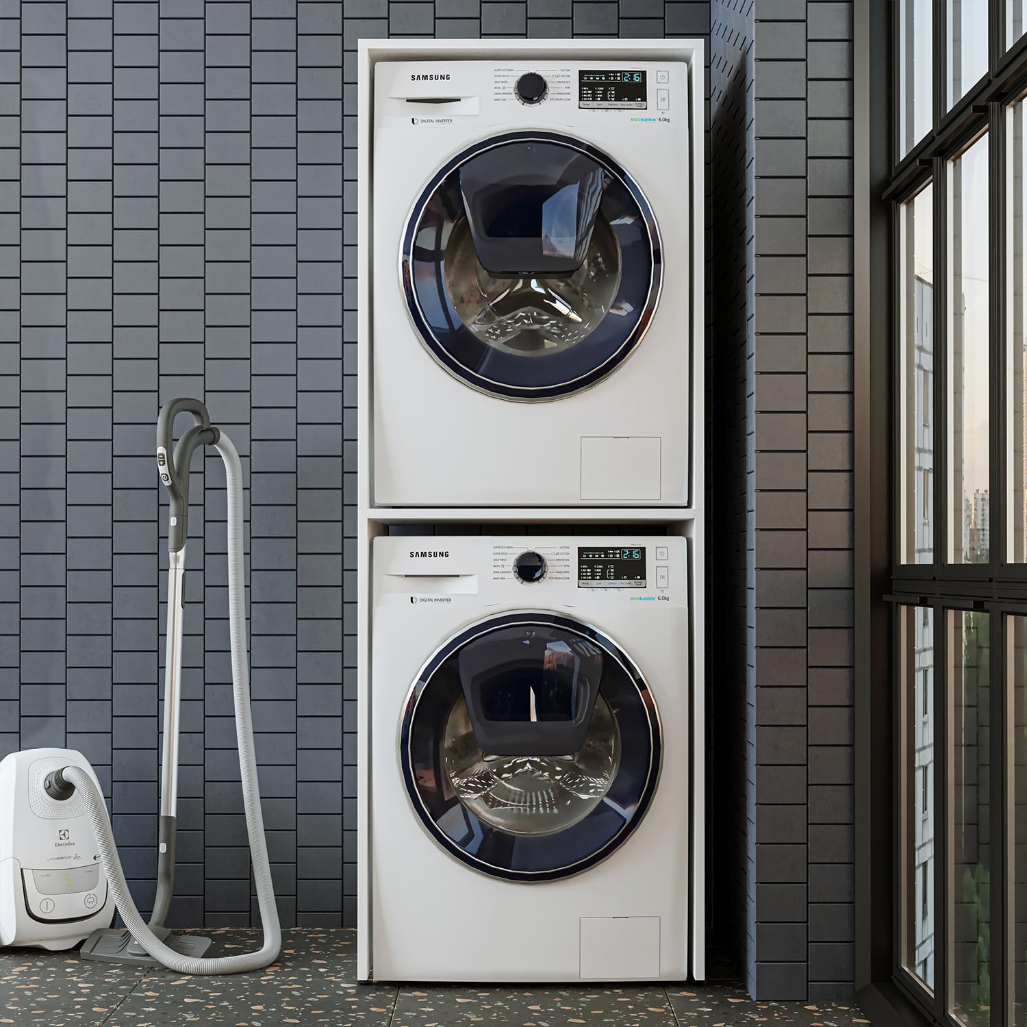 roomart-waschmaschinenschrank-duo-berbauschr-nk-f-r-trockner-waschmaschine-hbt-1 image 3