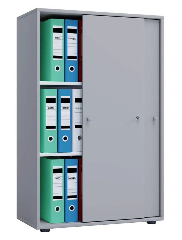 vcm-b-roschrank-grau-70-x-40-x-111-cm-2-t-ren-3-f-cher-aktenschrank image 1
