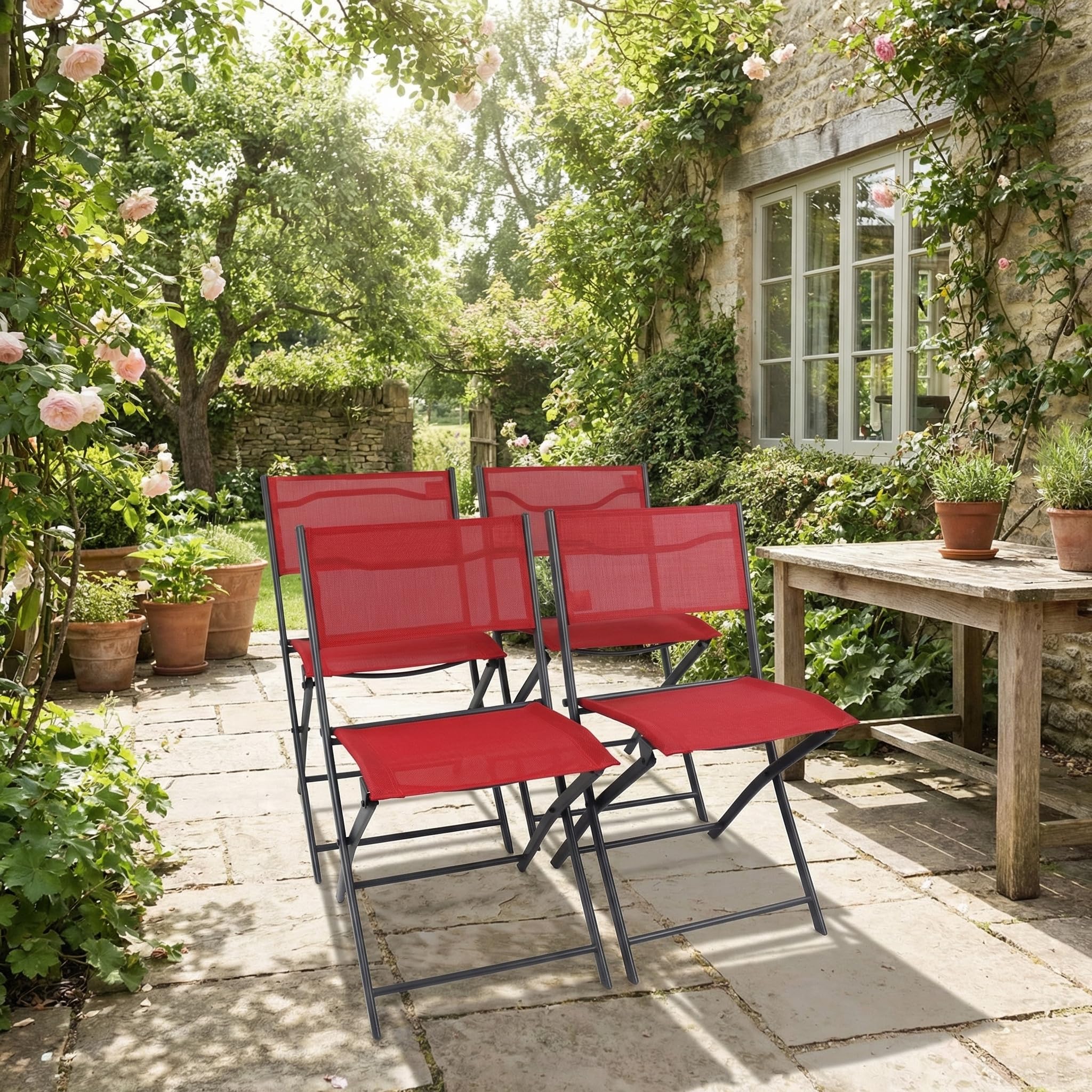 vcm-dasano-gartenstuhl-rot-4er-set-klappbar-45x46x79-cm-metall-textilene image 6