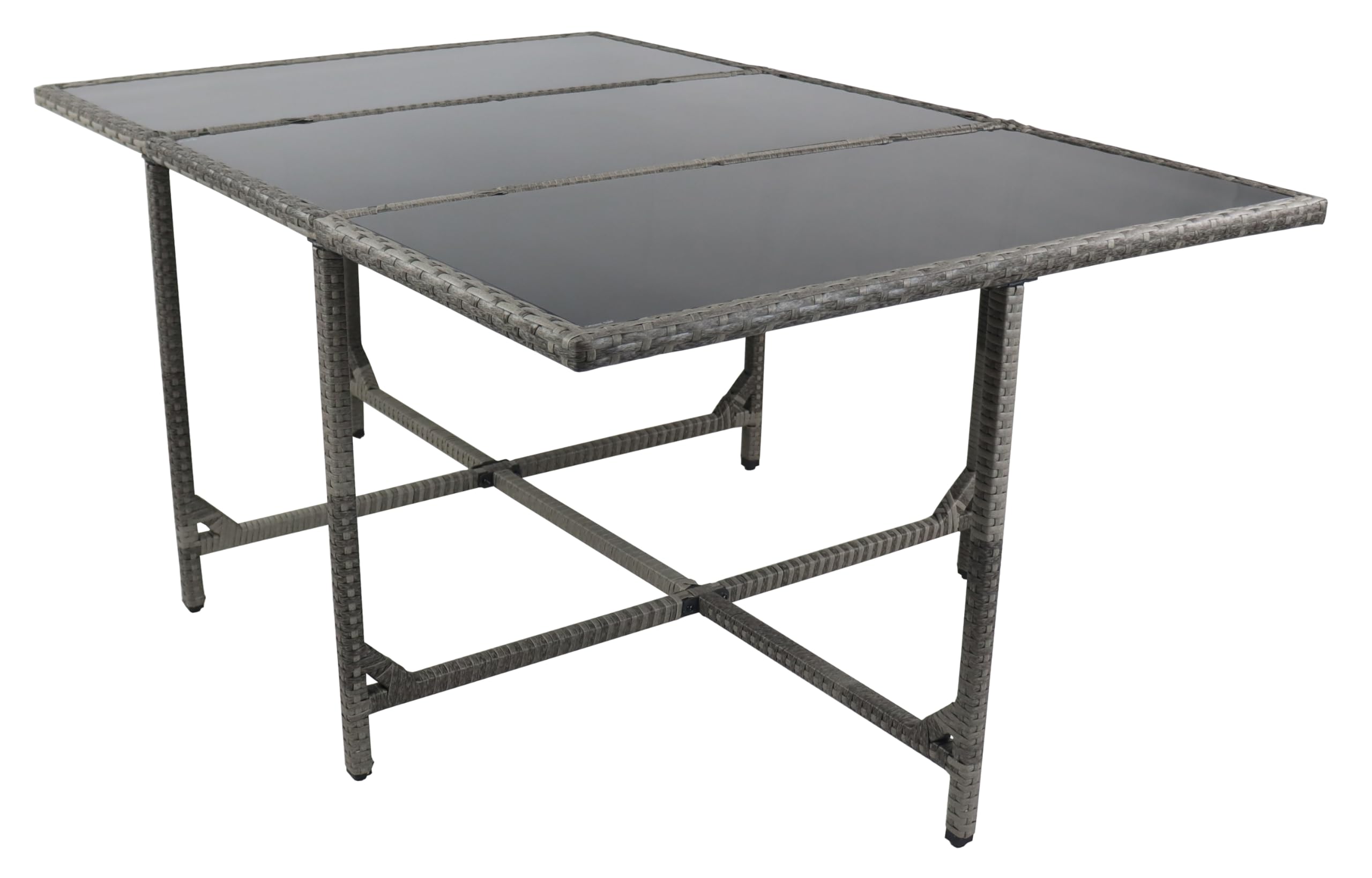 vcm-raloso-7-teiliges-gartenm-bel-set-rattan-1-tisch-6-st-hle-glasplatte-h-henve image 2