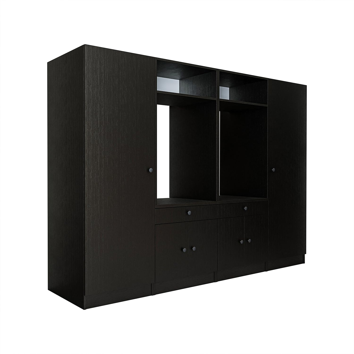 roomart-schrankwand-f-r-waschk-che-hauswirtschaftsraum-254-cm-breit-schwarz-eich image 6