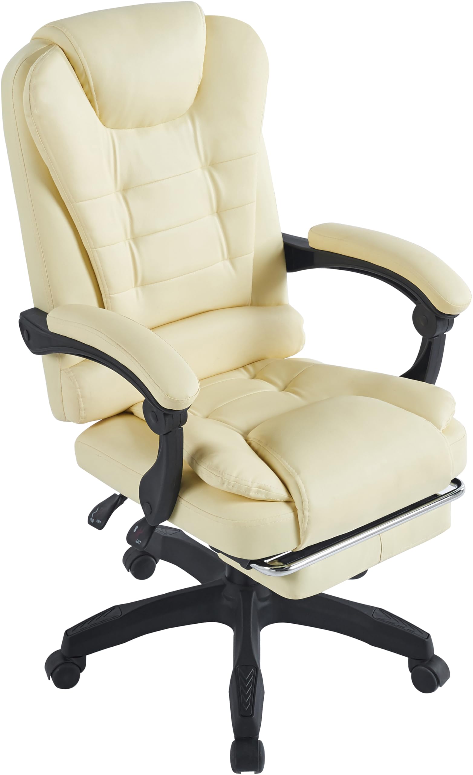 vcm-alasko-b-rostuhl-beige-64x63x102-112-cm-stufenlos-h-henverstellbar-kunstlede image 5