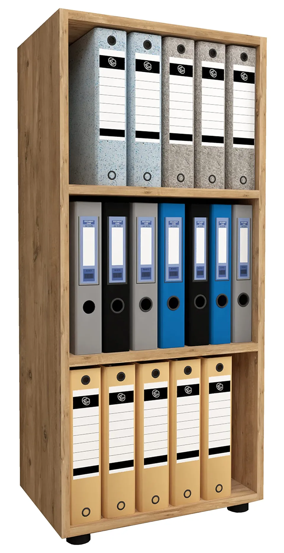 vcm-holzregal-ulas-3f-standregal-mit-3-f-chern-108x49x32-cm-b-roregal-aktenregal image 1