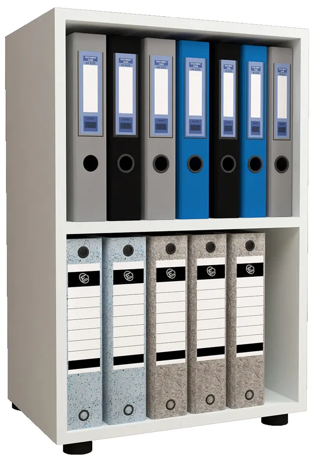 vcm-b-roregal-wei-standregal-mit-2-f-chern-49x32x74-cm-b-cherregal-aktenregal image 1