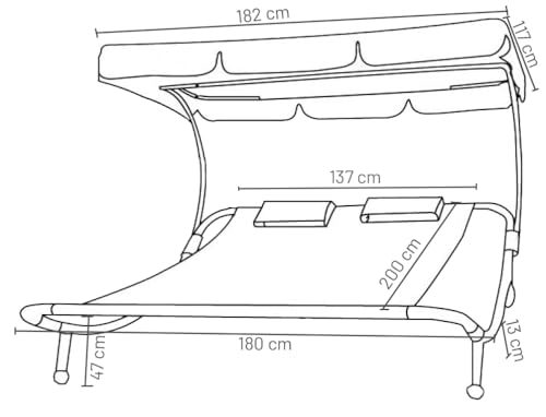 vcm-bindox-doppelliege-gartenliege-f-r-2-personen-200-x-180-x-137-cm-mit-rollen- image 8