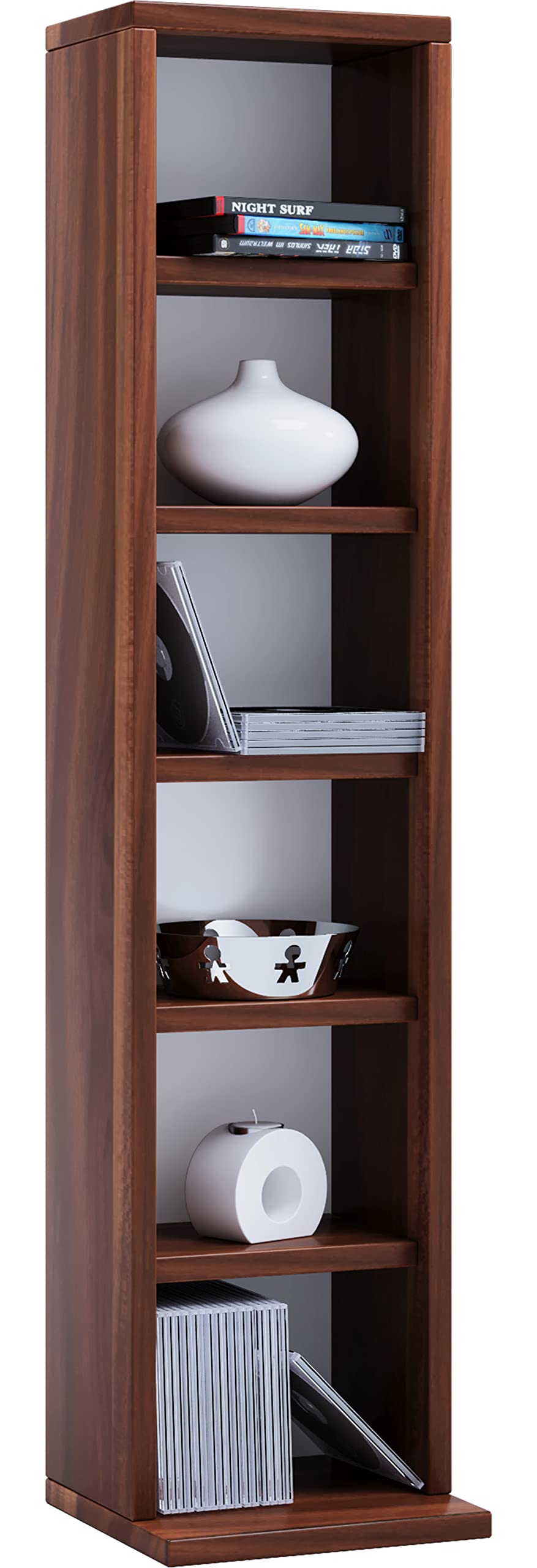 vcm-standregal-anthrazit-honig-eiche-21x20x92-cm-6-f-cher-holzwerkstoff image 5