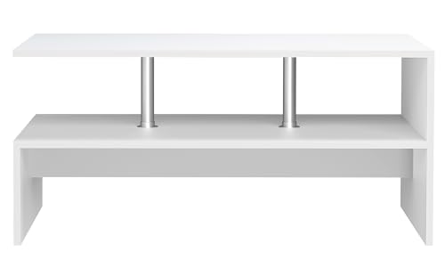vcm-couchtisch-wei-90x60x42-cm-1-fach-holzwerkstoff-sofatisch-f-r-wohnzimmer image 8