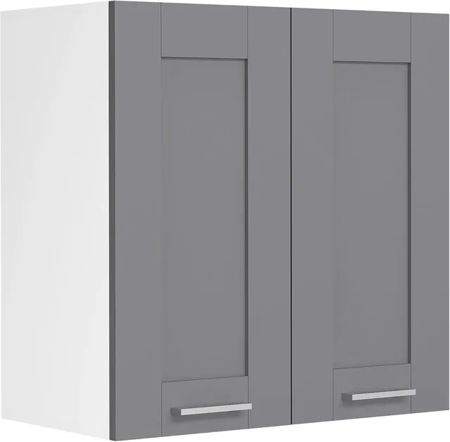 vcm-h-ngeschrank-wei-anthrazit-60x31x60-cm-2-t-ren-1-fach-wandschrank image 1