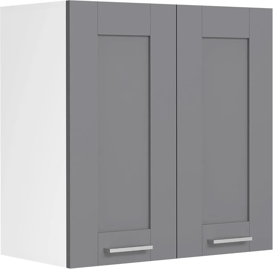 vcm-h-ngeschrank-wei-anthrazit-60x31x60-cm-2-t-ren-1-fach-wandschrank image 1