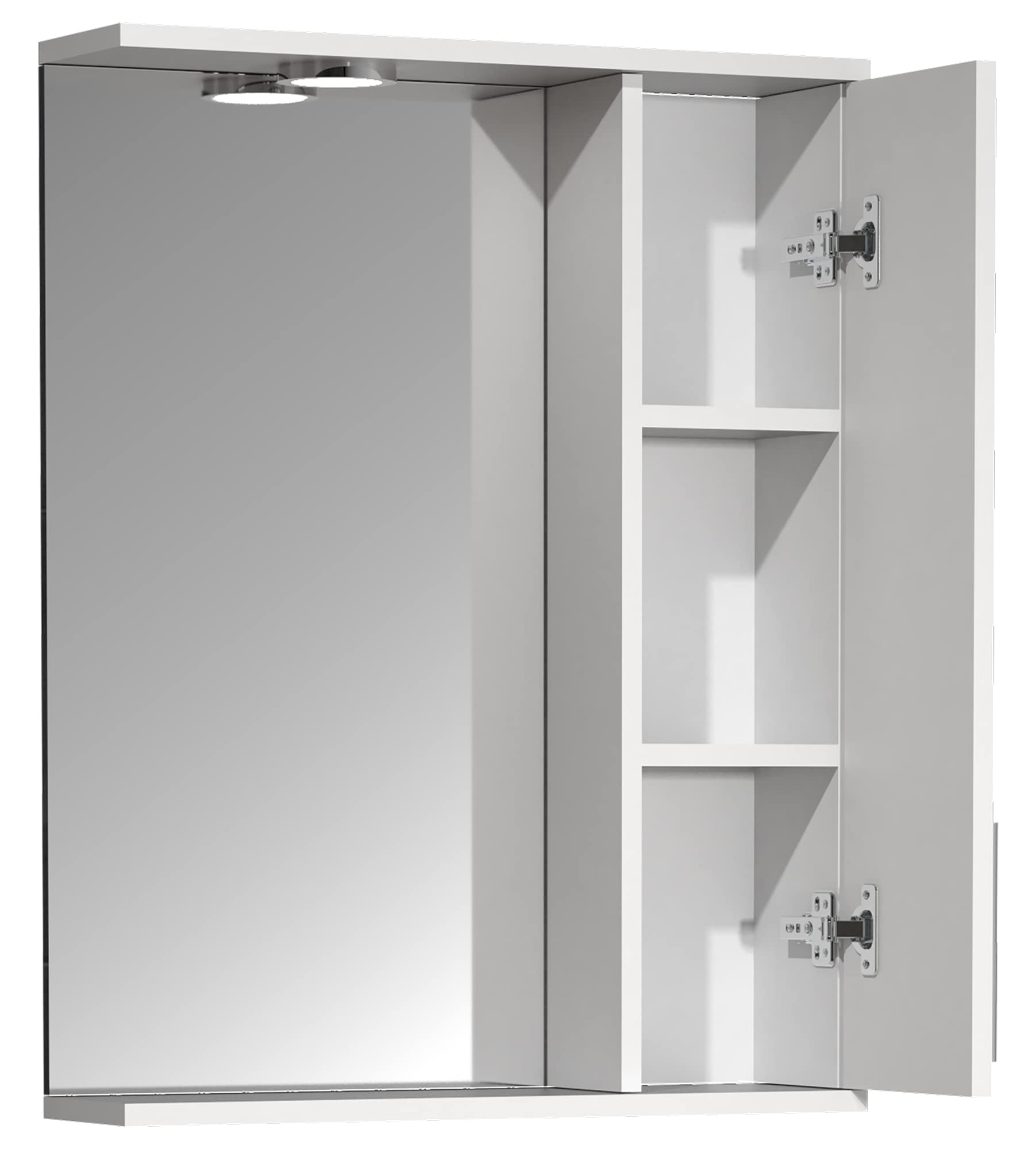 vcm-badm-bel-spiegelschrank-wei-55x14x71-cm-1-t-r-3-f-cher-holzwerkstoff image 3