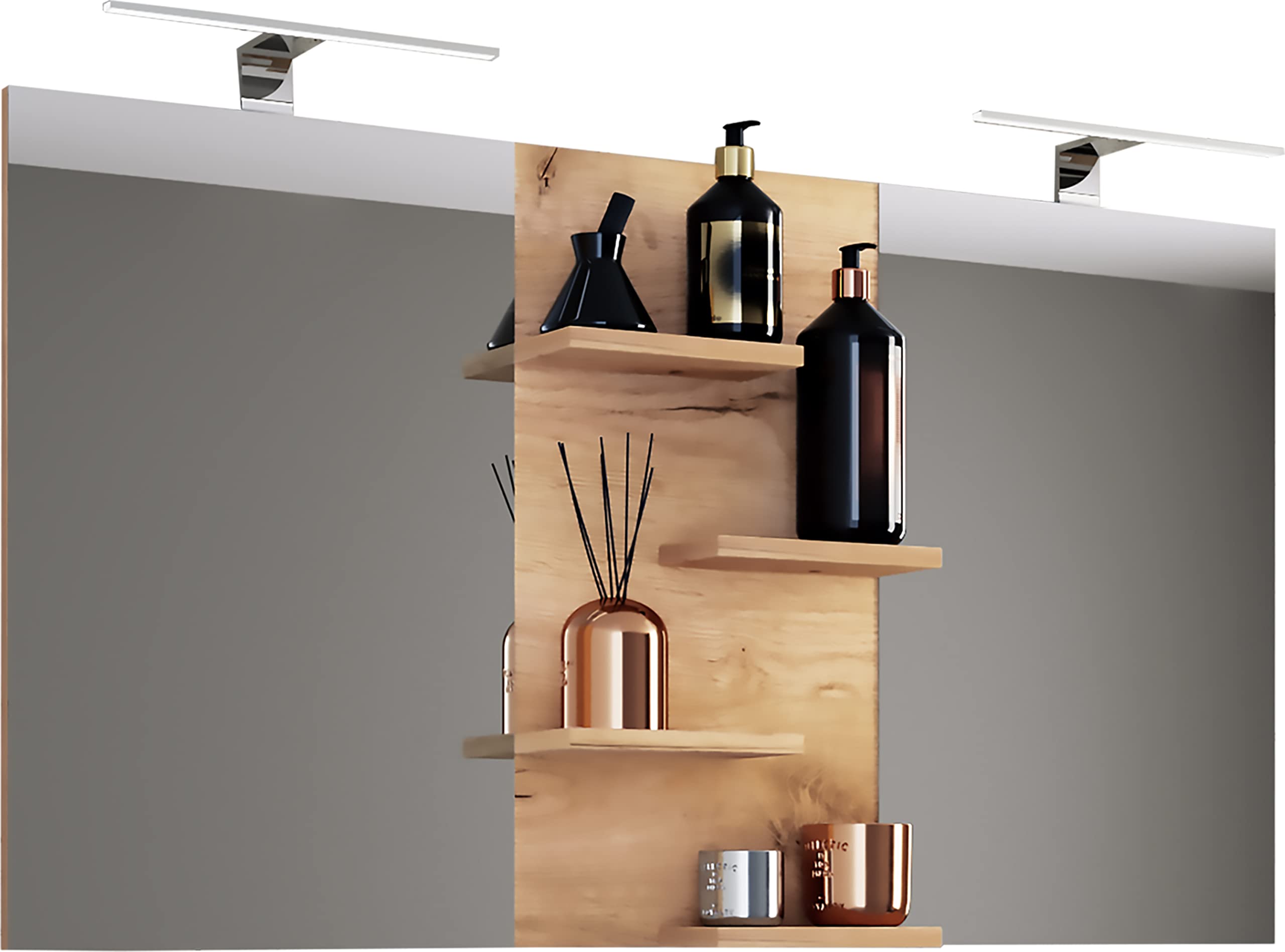 vcm-badspiegel-schwarz-112x12x59-cm-3-f-cher-moderne-spiegelablage image 5