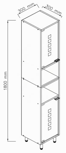 vcm-darola-badezimmerschrank-hochschrank-holz-mit-mattglast-r-180-x-30-x-30-cm image 7