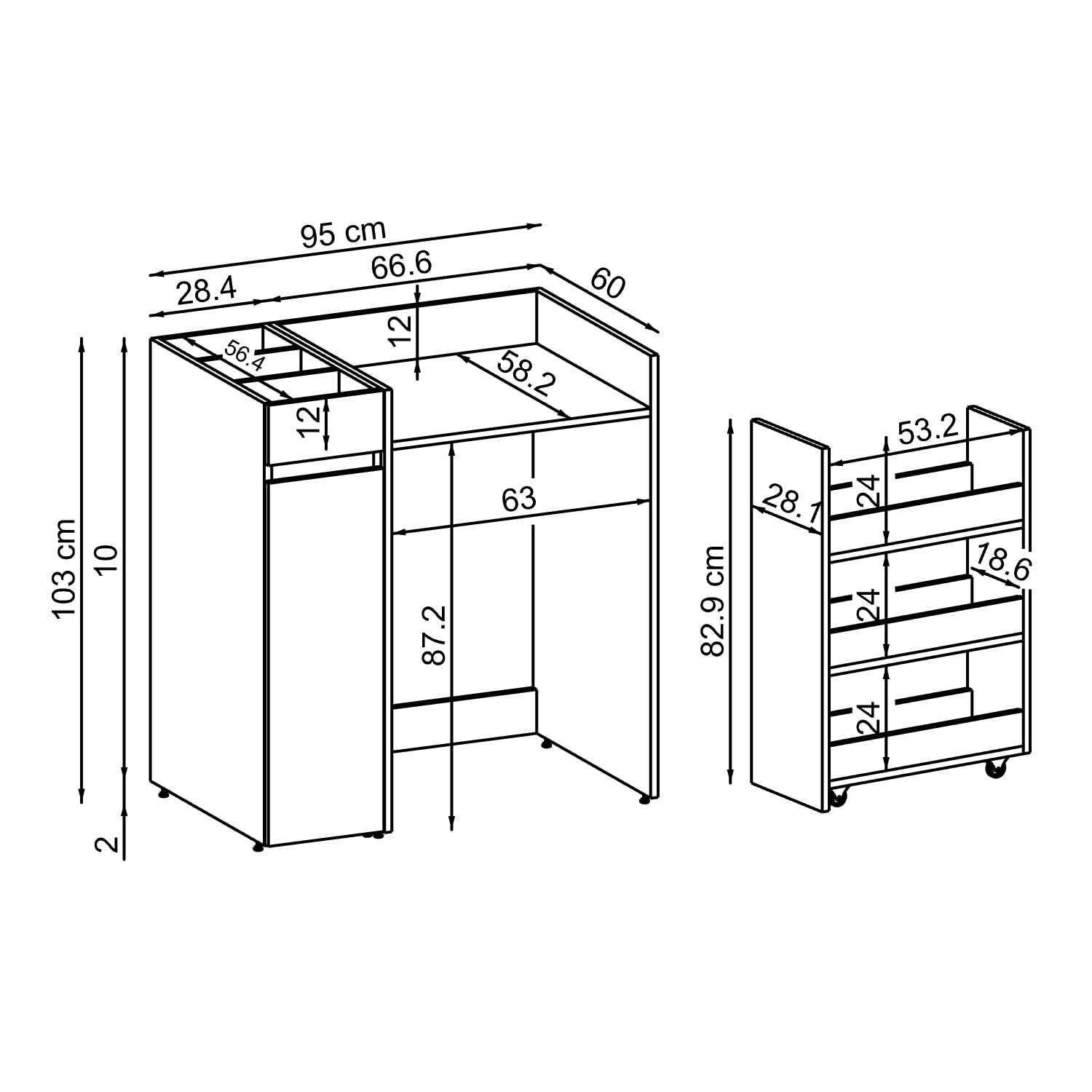 roomart-serie-2-derin-iii-waschmaschinenschrank-set-unterschrank-mit-ger-tenisch-3 image 2