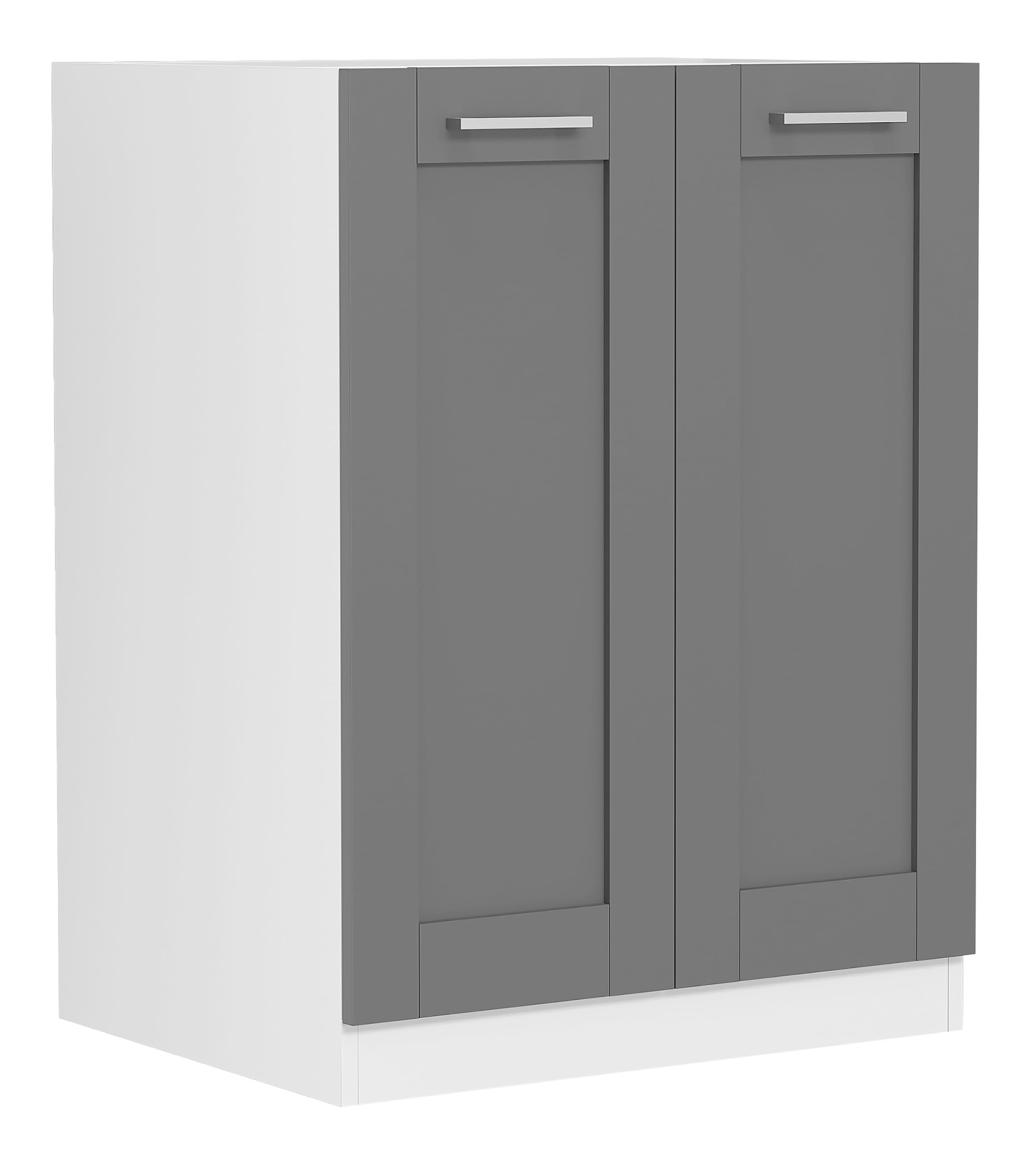 vcm-esilo-k-chenm-bel-unterschrank-wei-anthrazit-60-x-46-x-82-cm-2-t-ren-anricht image 1