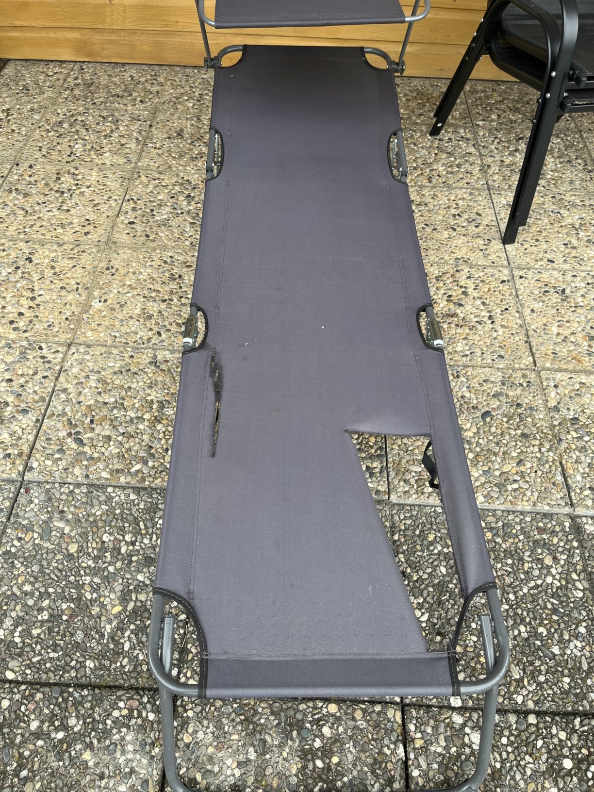 Gute Liege für den Balkon