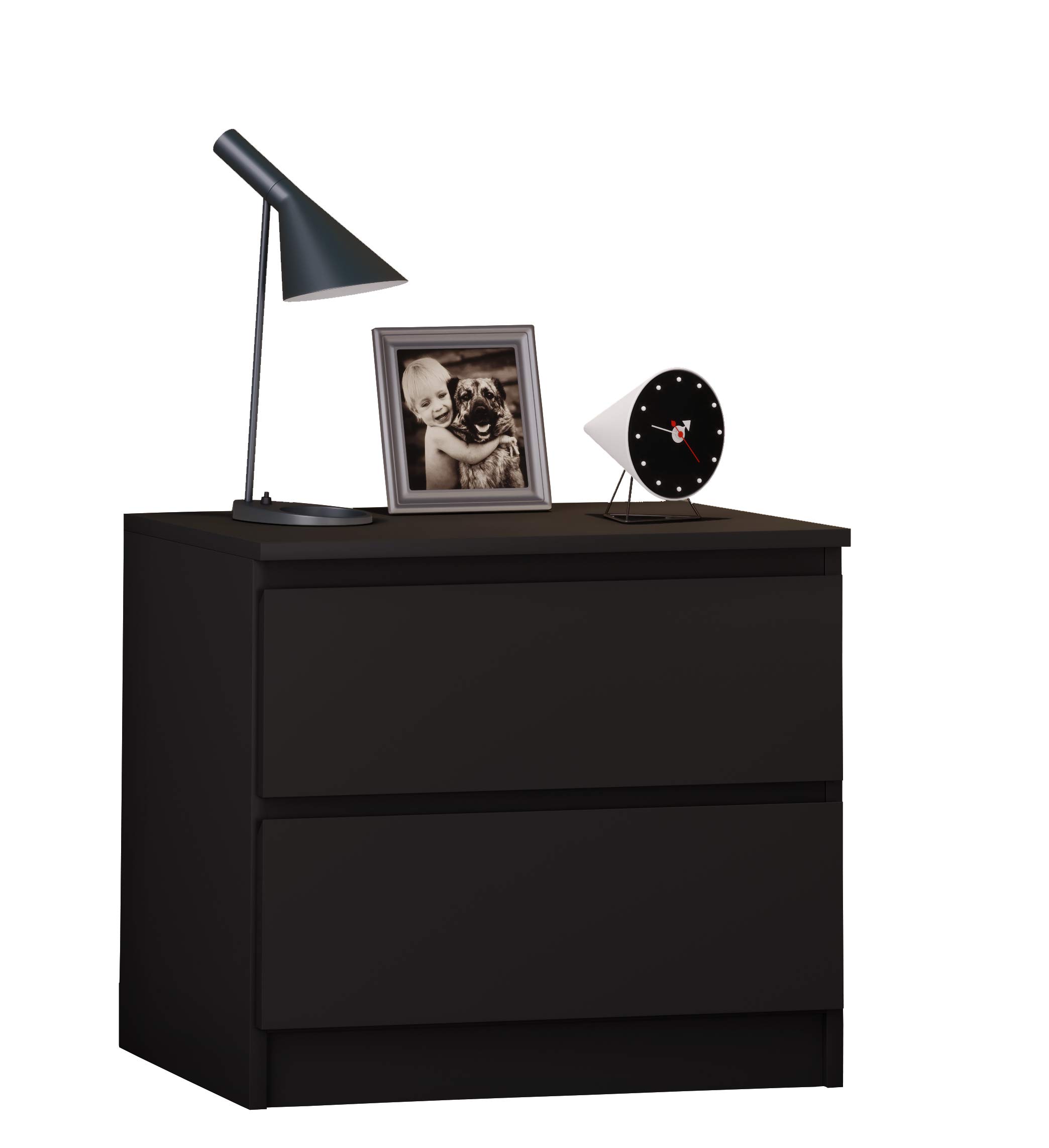 vcm-breido-mini-nachtschrank-nachttisch-mit-schublade-schwarz image 1