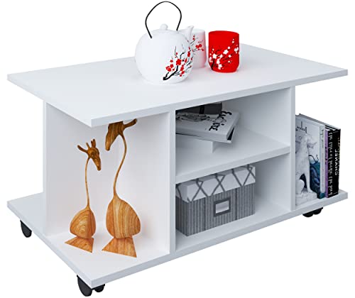 vcm-dalosa-couchtisch-wei-80-40-40-cm-6-offene-f-cher-holzwerkstoff-auf-rollen image 6