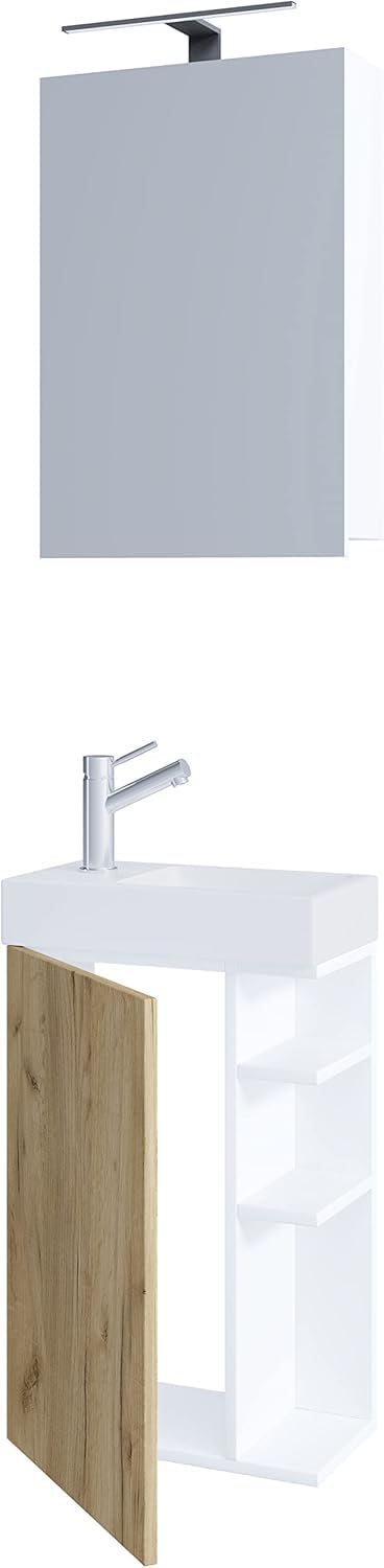 vcm-lumia-badm-bel-waschtisch-wei-honig-eiche-40-x-129-cm-1-t-r-6-f-cher image 4
