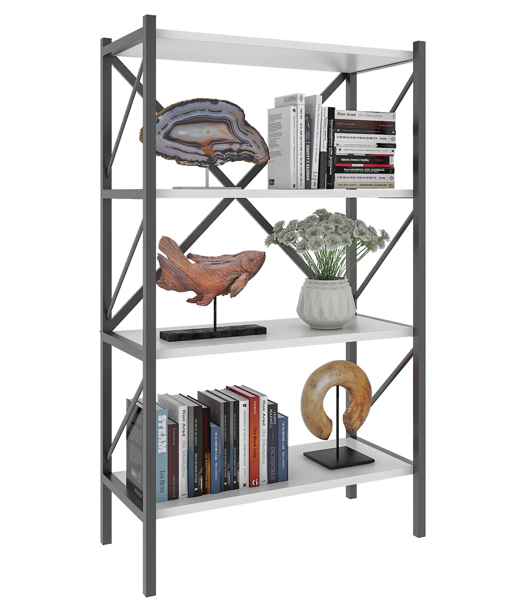 vcm-standregal-nulis-honig-eiche-66-x-34-x-121-cm-4-offene-f-cher-holzwerkstoff- image 6