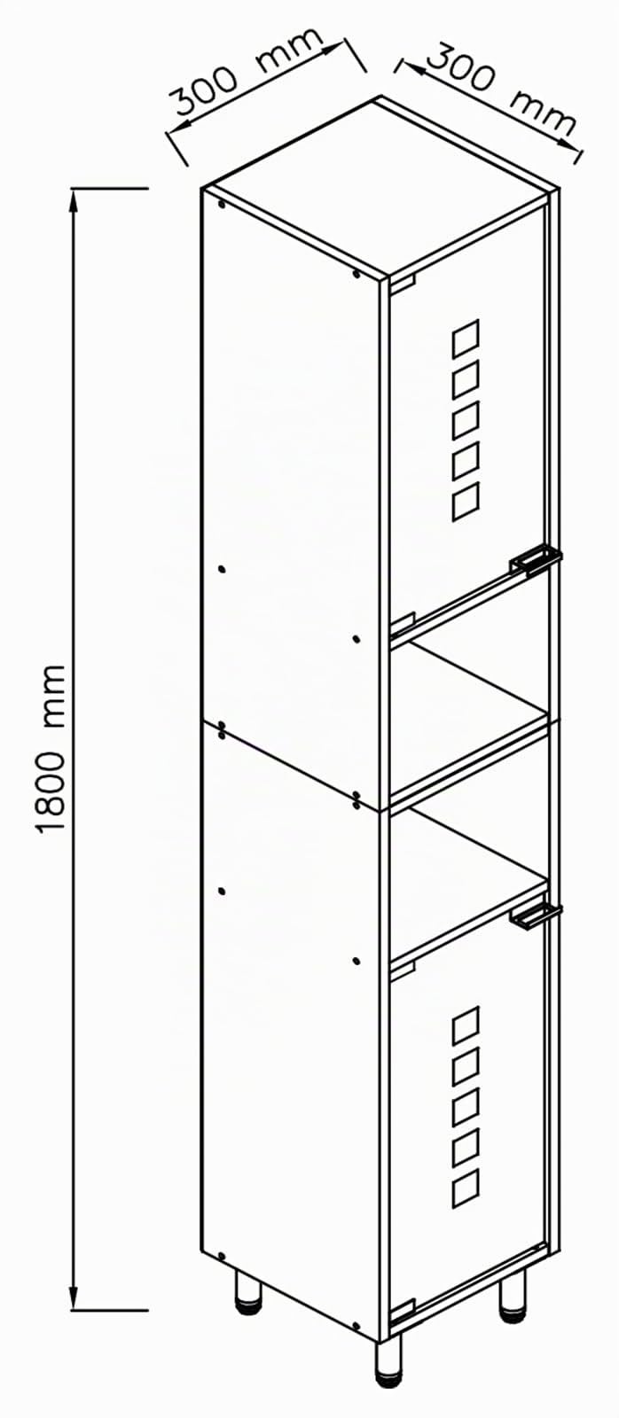 vcm-darola-badezimmerschrank-hochschrank-holz-mit-mattglast-r-180-x-30-x-30-cm image 3