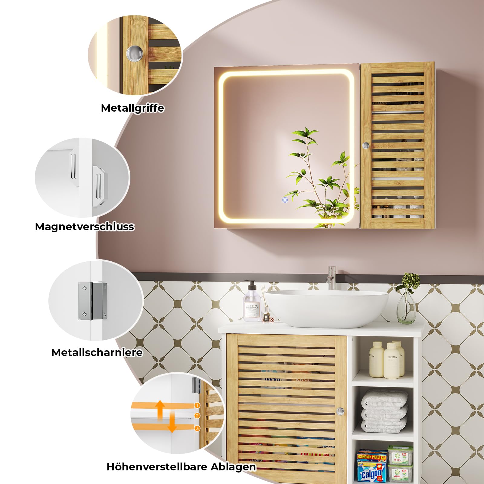 forabamb-spiegelschrank-bad-mit-beleuchtung-80x60x16-cm-6-ablagef-cher-4-verstel image 7