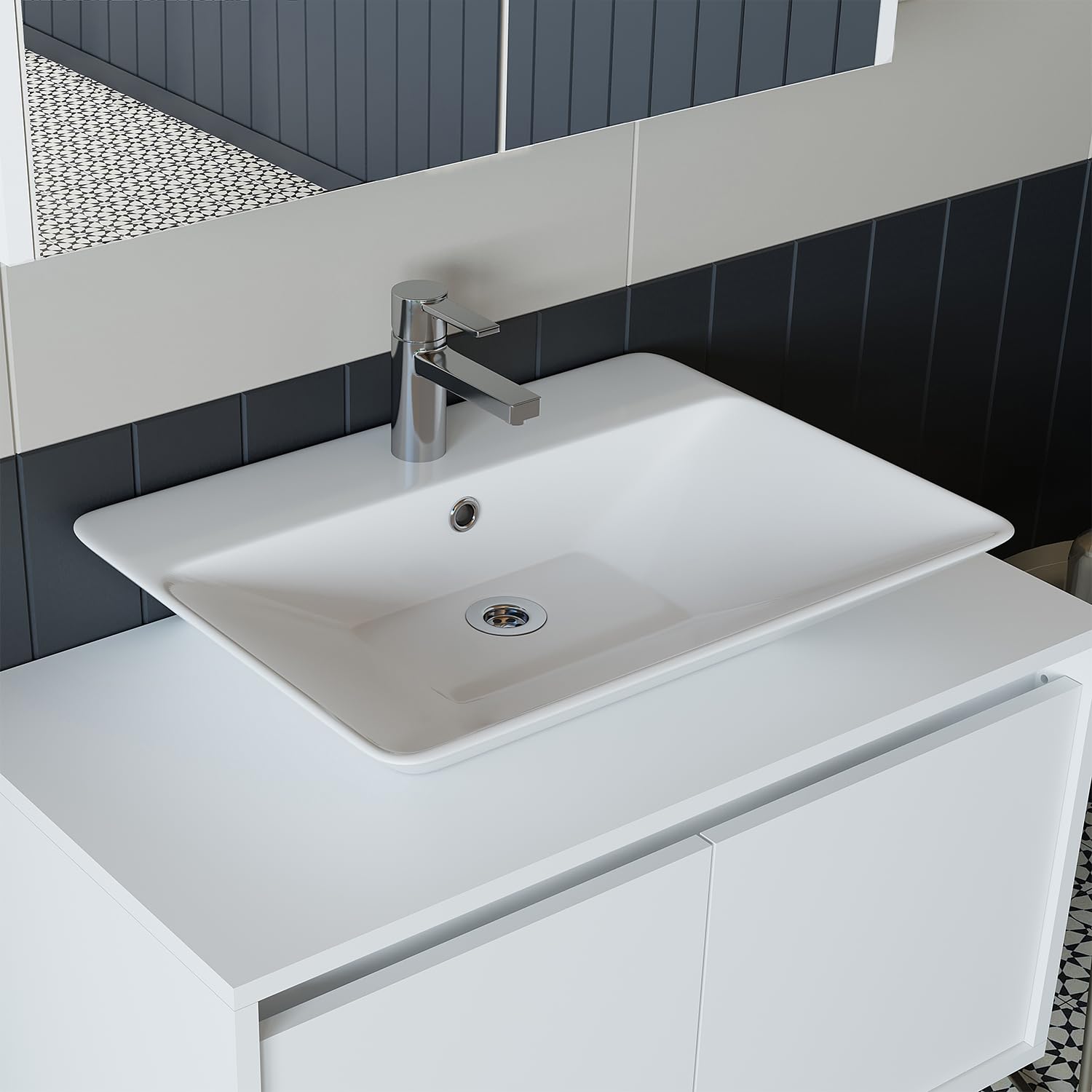 roomart-badm-bel-atlantic-keramik-waschbecken-mit-unterschrank-85-cm-wei-2-soft- image 4