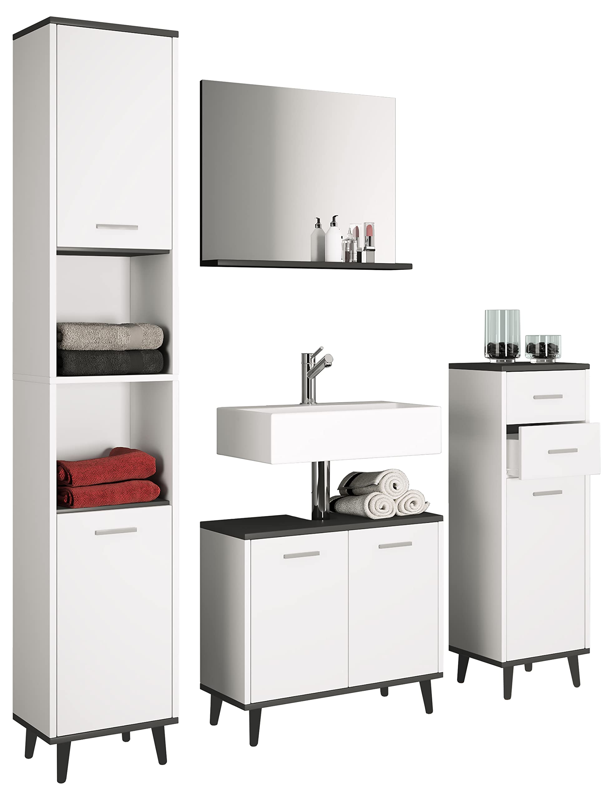 vcm-vilosa-waschbeckenunterschrank-wei-anthrazit-60x28x56-cm-2-t-ren-1-fach image 4