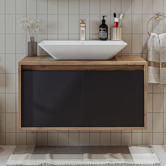 roomart-badm-bel-atlantic-keramik-waschbecken-mit-unterschrank-85-cm-anthrazit-e image 1