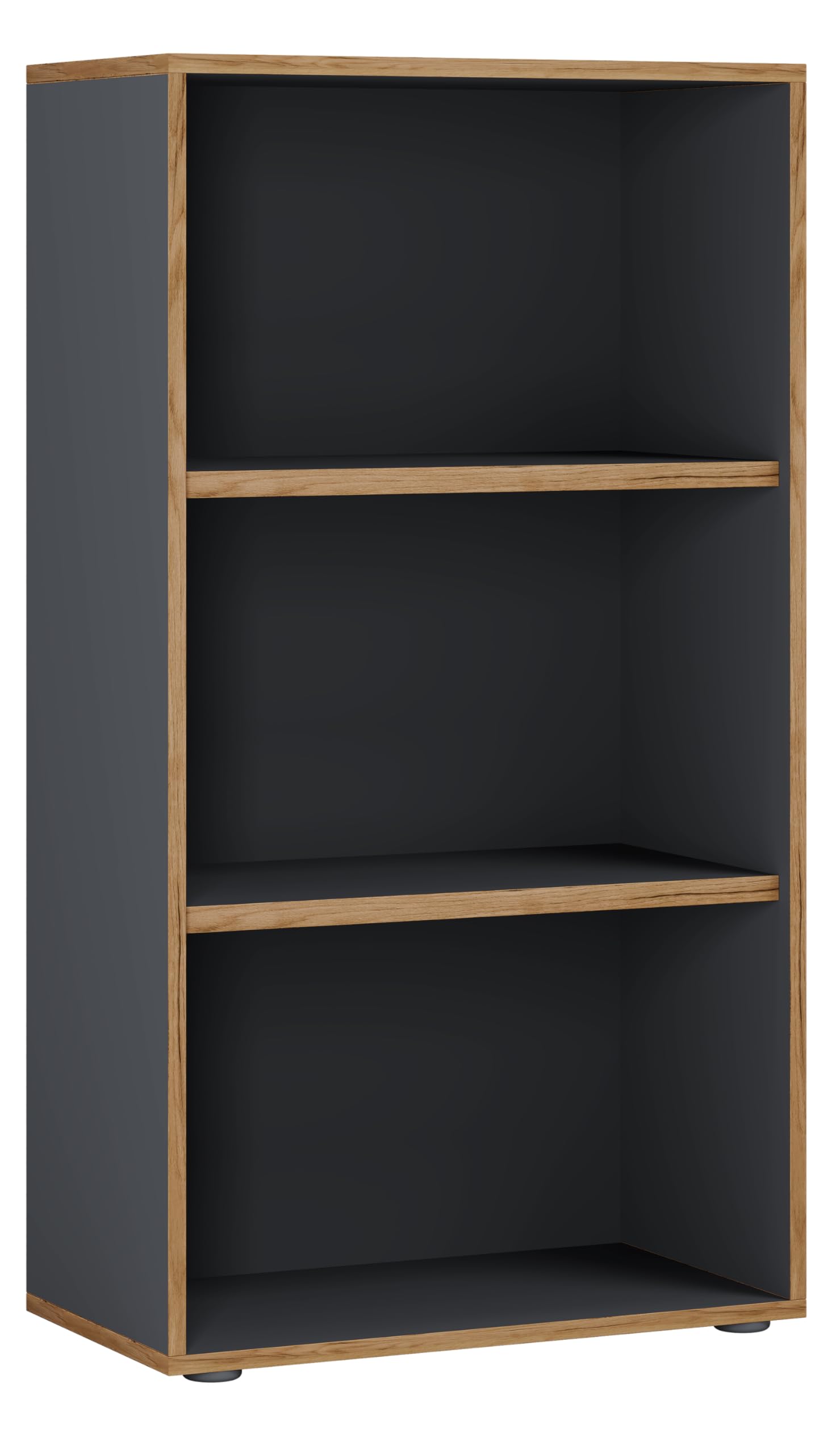 vcm-b-roregal-anthrazit-60x33x110-cm-3-f-cher-standregal-holzwerkstoff image 5