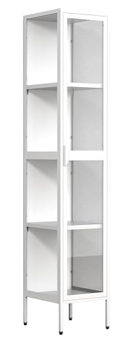 vcm-floka-standvitrine-wei-30x35x160-cm-1-t-r-4-f-cher-stahl-glas image 7