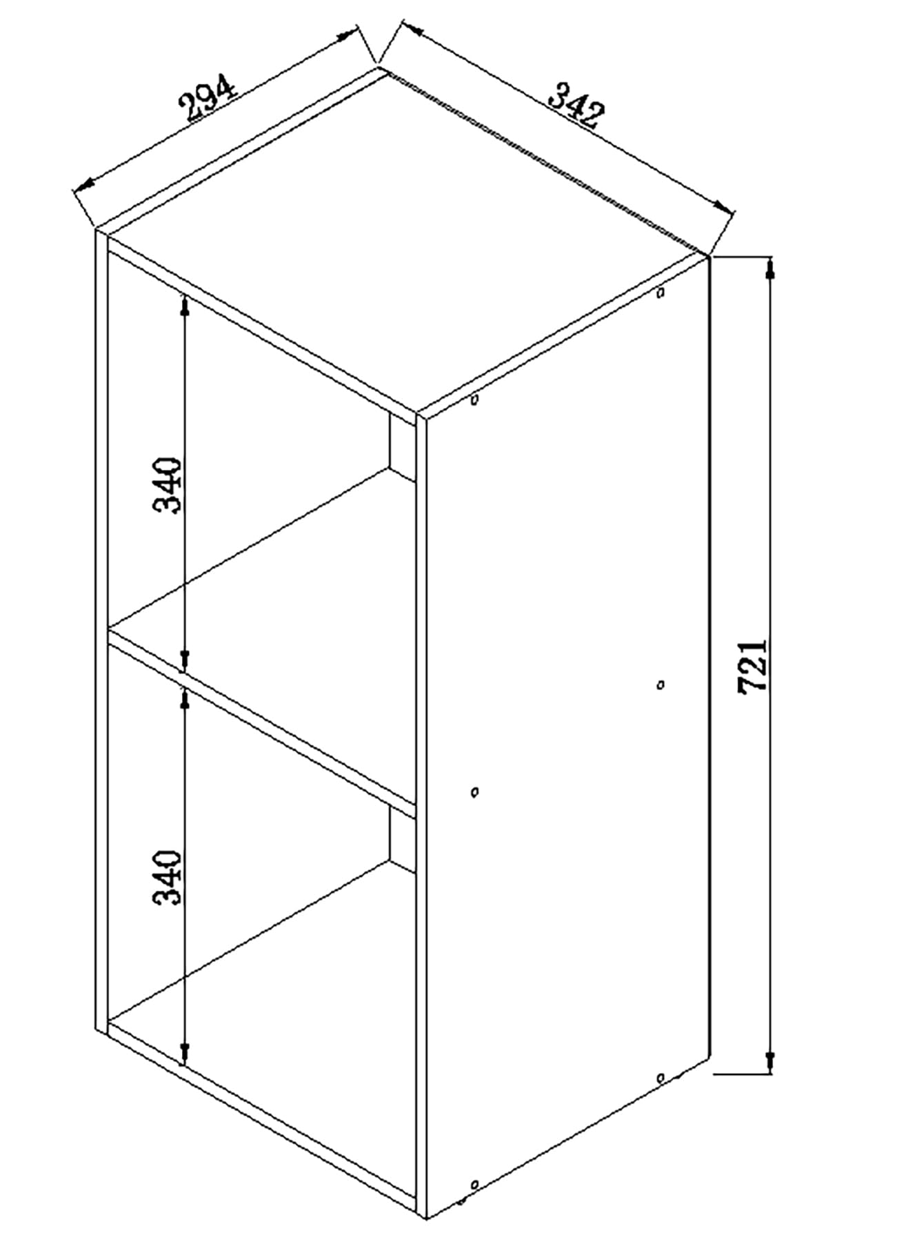 vcm-standregal-wei-34x30x72-cm-2-f-cher-holzwerkstoff-f-r-cds-und-dvds image 3