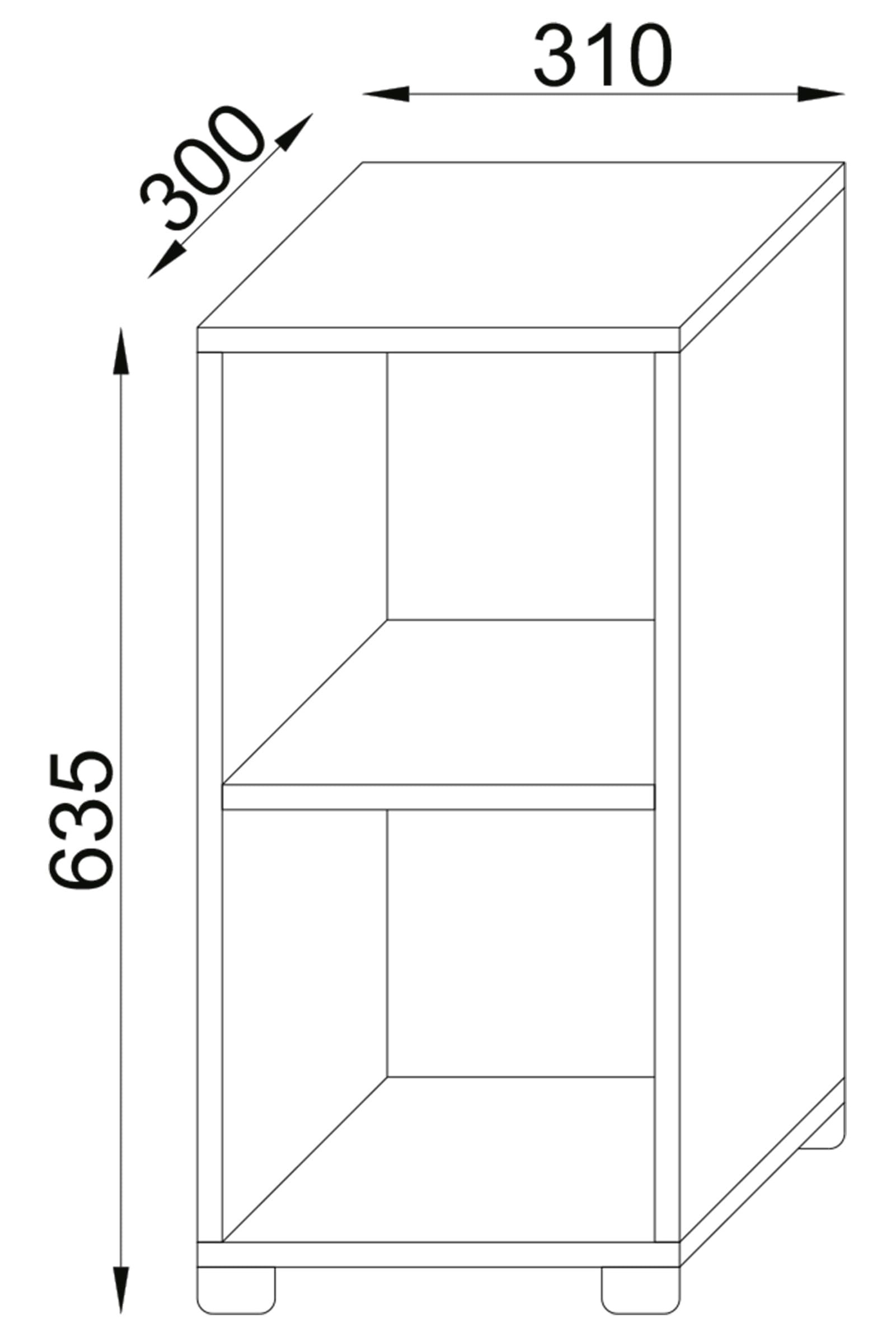 vcm-benos-2-badm-bel-midischrank-wei-31x30x64-cm-2-f-cher image 3