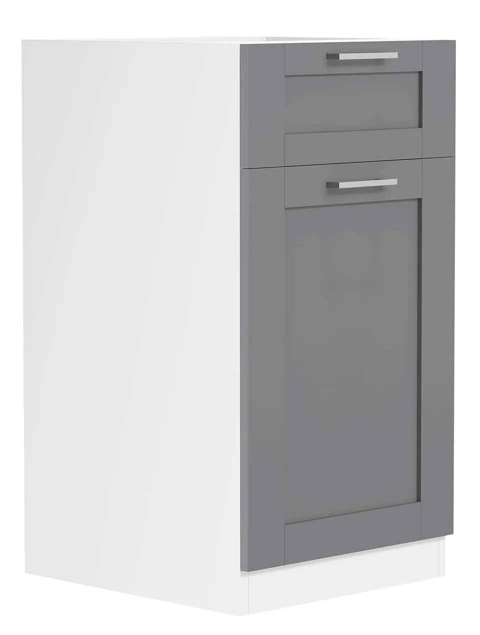vcm-esilo-k-chenm-bel-unterschrank-wei-anthrazit-40x46x82-cm-mit-1-t-r-und-2-f-c image 1
