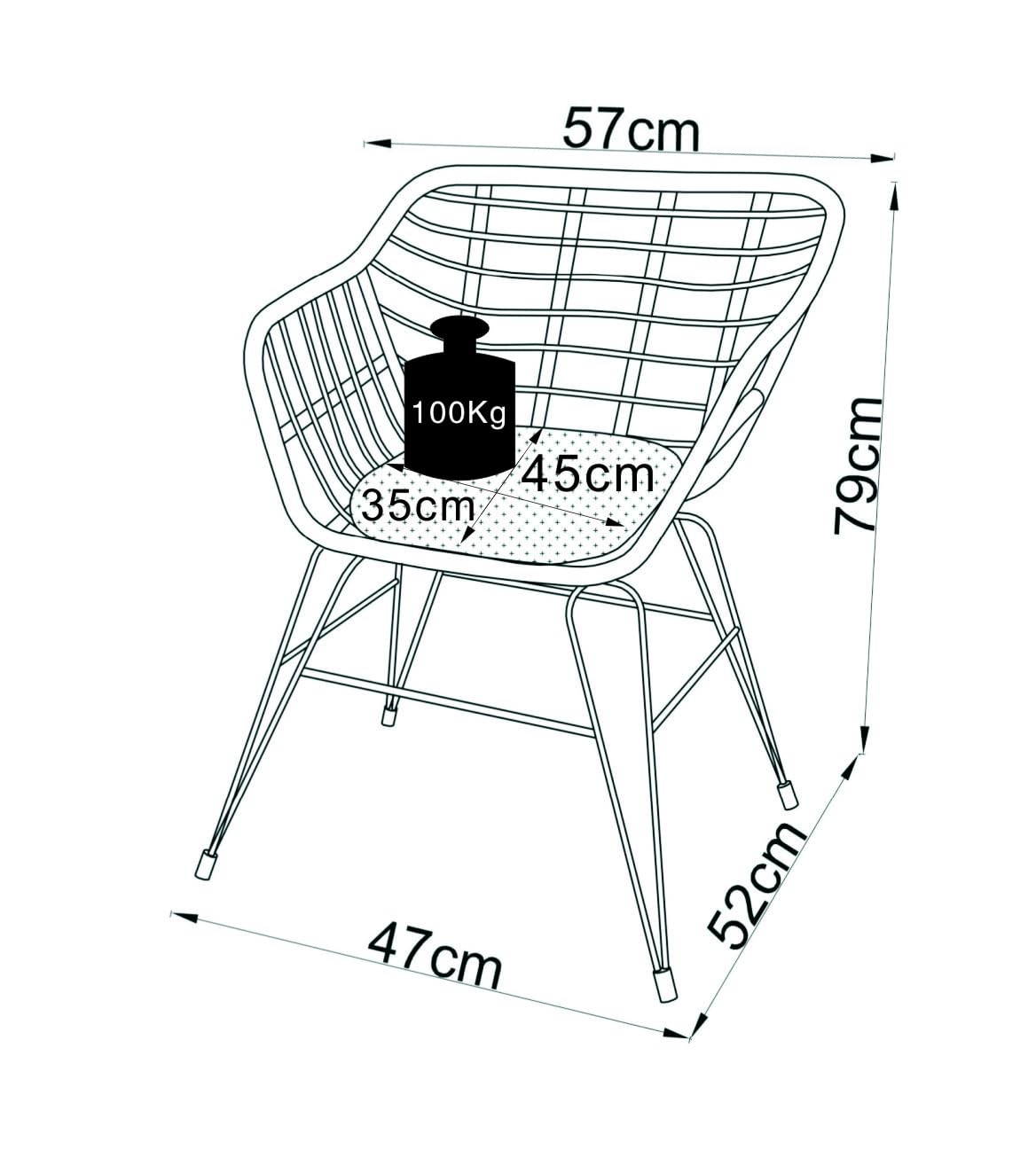 vcm-gartenm-bel-set-braun-3-teilig-2-st-hle-mit-polstern-und-runder-tisch-stahl- image 5