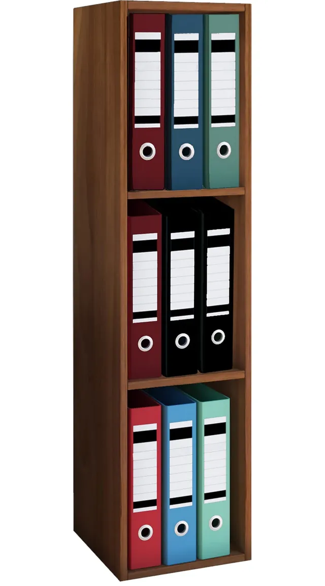 vcm-b-roregal-34x30x107-cm-standregal-mit-3-f-chern-und-2-einlegeb-den-aktenrega image 1