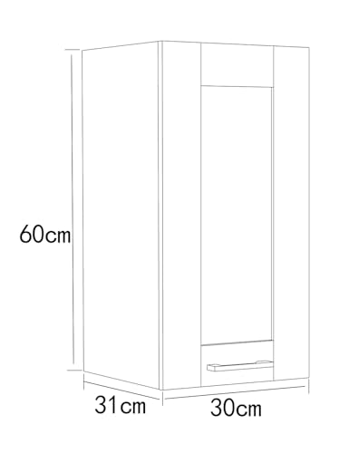 vcm-landhausstil-k-chenschrank-wei-30x31x60-cm-1-t-r-2-f-cher-wandschrank image 7
