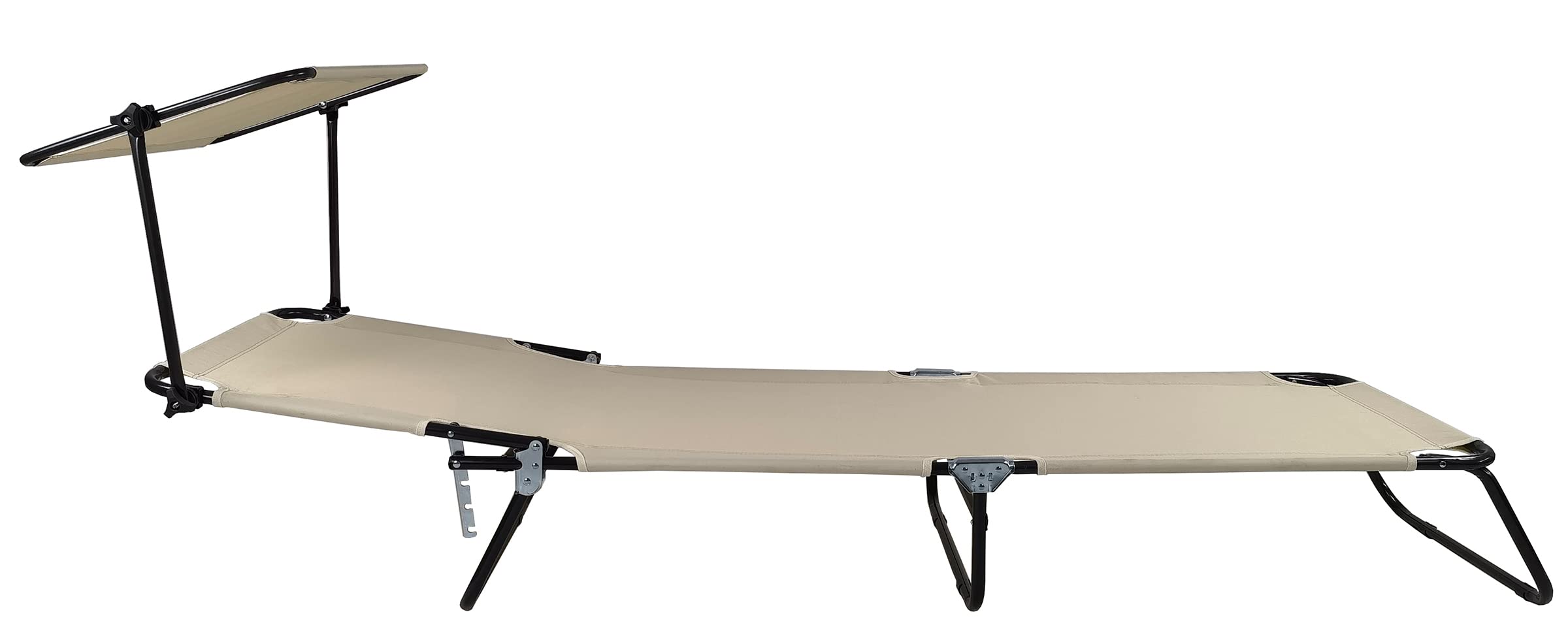 vcm-sonnenliege-dasano-55x185x24-cm-klappbar-textilene-mit-sonnendach-creme image 2