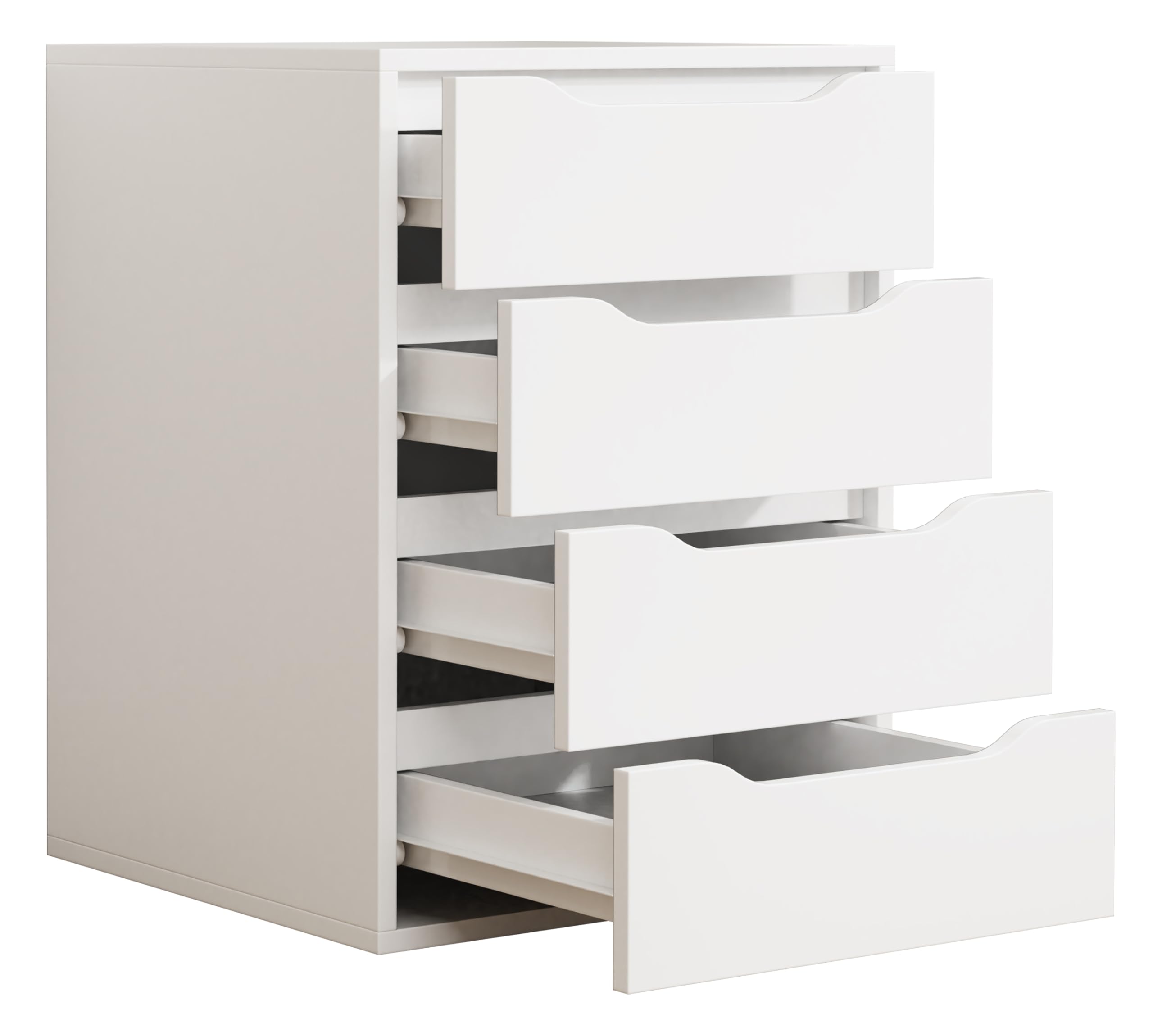 vcm-malira-nachttisch-wei-46x42x61-cm-4-schubladen-holz-nachtkonsole image 5