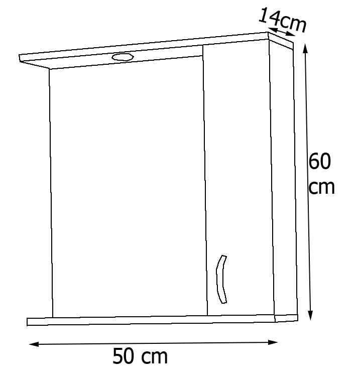 vcm-badm-bel-spiegelschrank-wei-50x14x60-cm-1-t-r-3-f-cher-badspiegelschrank image 6
