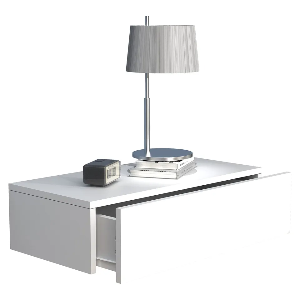 vcm-nachttisch-wei-usal-60x30x15-cm-holzwerkstoff-wandschublade image 1