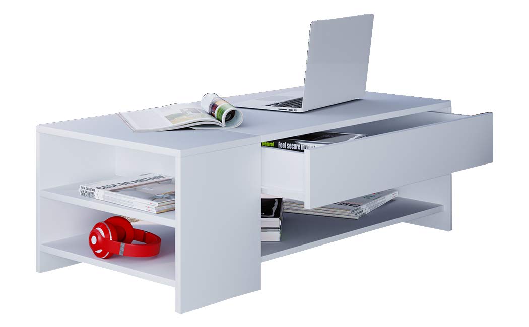 vcm-couchtisch-wei-beton-optik-100x50x35-cm-3-f-cher-schublade-holzwerkstoff-mit image 8