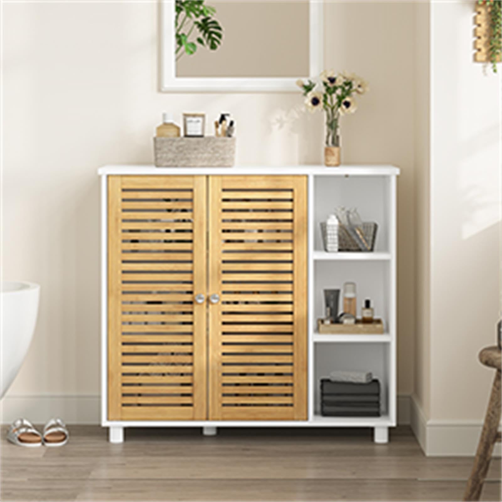 forabamb-badezimmerschrank-unterschrank-77x30x80-cm-2-bambust-ren-3-offene-f-che image 2