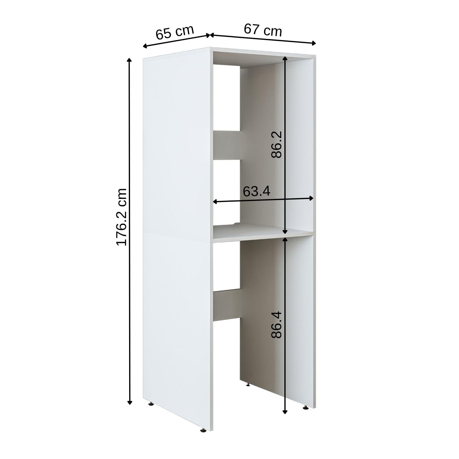 roomart-waschmaschinenschrank-duo-berbauschr-nk-f-r-trockner-waschmaschine-hbt-1 image 2