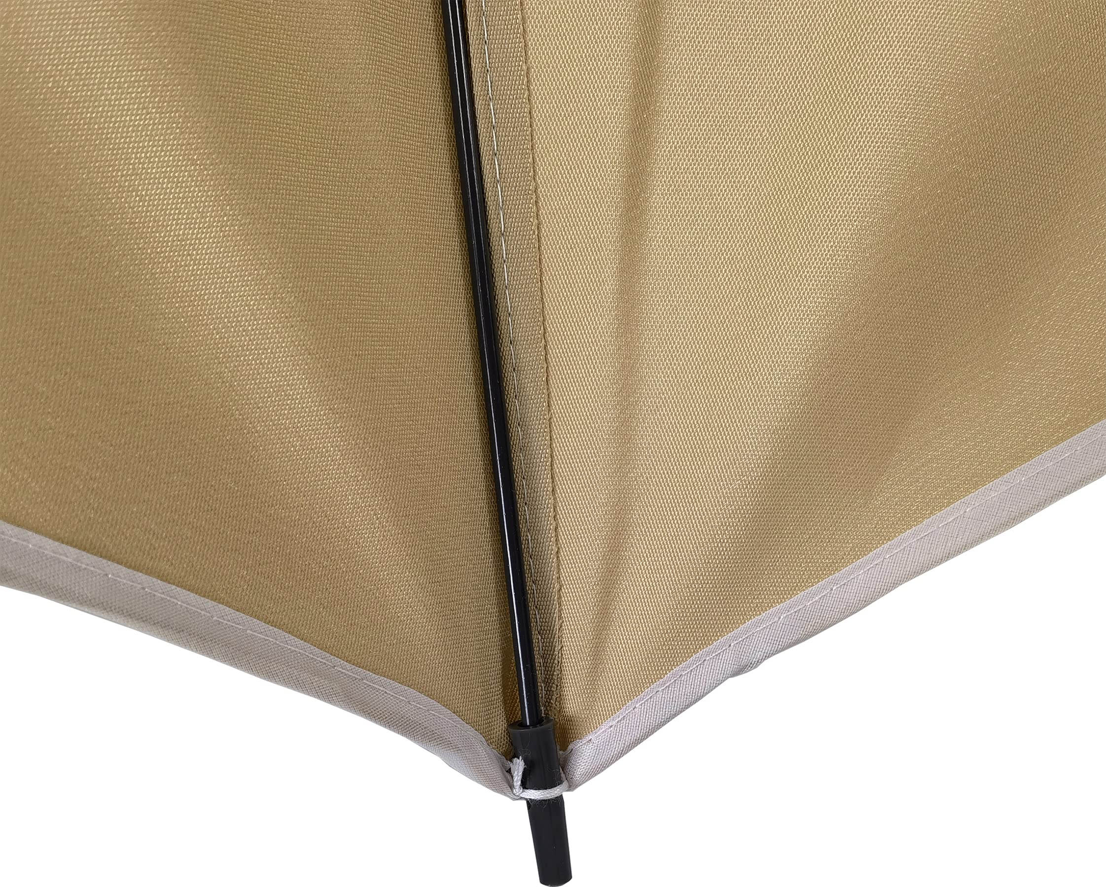 vcm-dasano-sonnenschirm-strandschirm-balkonschirm-rund-uv-schutz-160-cm-taupe image 4
