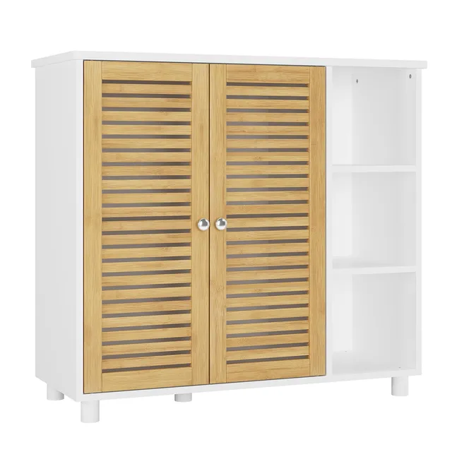 forabamb-badezimmerschrank-unterschrank-77x30x80-cm-2-bambust-ren-3-offene-f-che image 1
